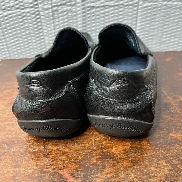 Tommy Bahama Nassau Venetian Black Leather Driving Loafers Size 8D - Picture 12 of 12